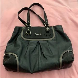 Coach Black Purse EUC